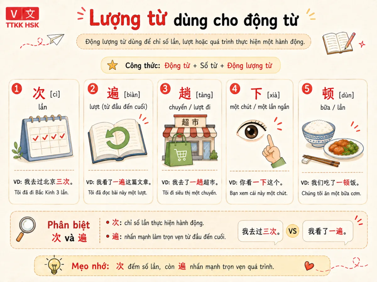 Lượng từ dùng cho động từ (động lượng từ)