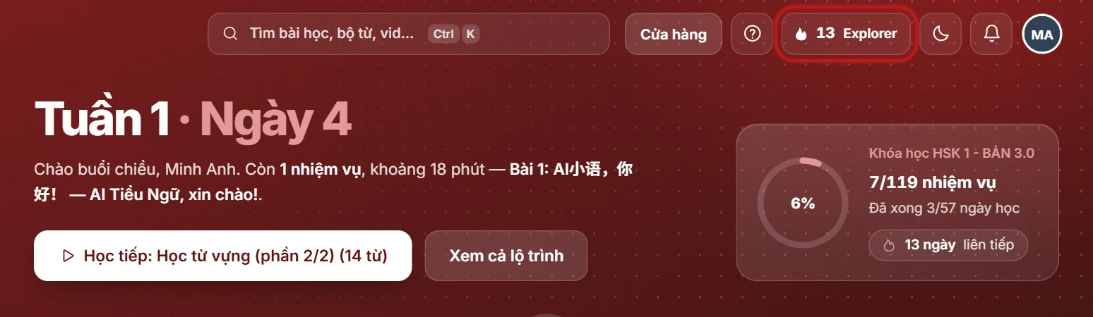 Chuỗi ngày học cạnh ngọn lửa được khoanh