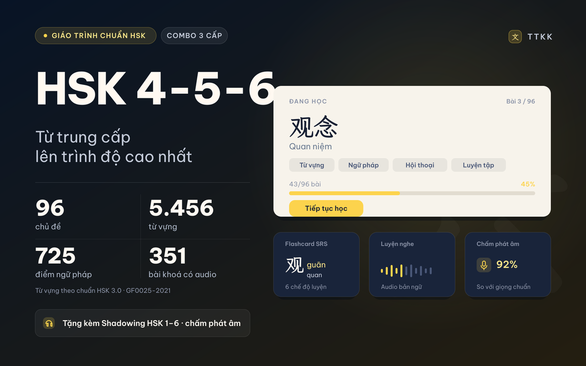 Bìa Combo HSK 4-6